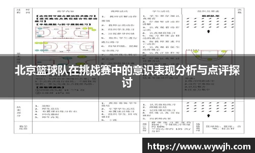 北京篮球队在挑战赛中的意识表现分析与点评探讨